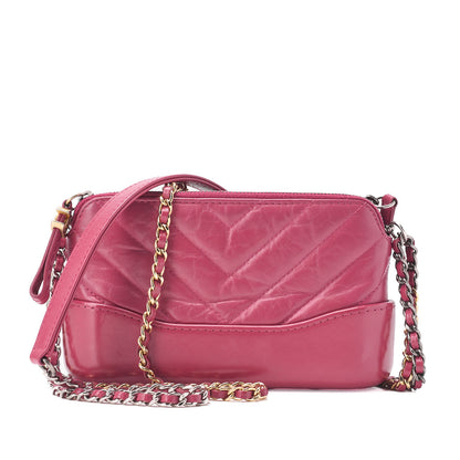 CHANEL Chain Shoulder Bag Matelasse Gabrielle de Chanel Mini Gold-Tone Hardware, Pre-Owned