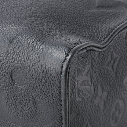 Louis Vuitton Shoulder Tote Bag 2WAY Monogram Unplanted Leather Black Gold-Tone Hardware Pre-Owned - Vintage La Charme