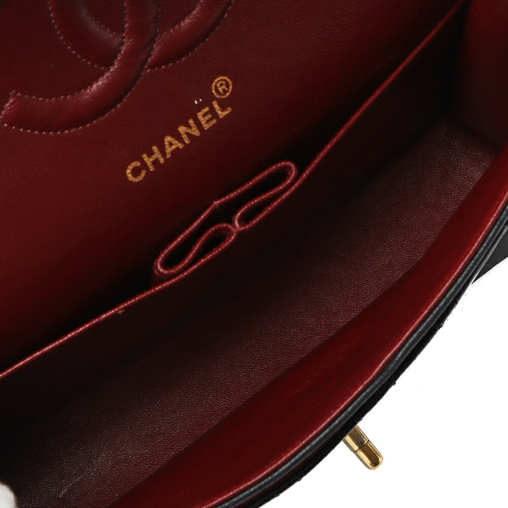 CHANEL Shoulder Backpack Bag Matelasse Turn Lock Lambskin Black Gold-Tone Hardware Pre-Owned - Vintage La Charme