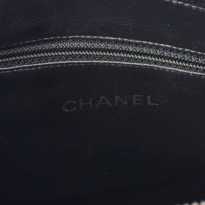 CHANEL Tote Bag, Outside Flap, Double Chain Shoulder, Caviar Skin, Black, Gold-Tone Hardware, Pre-Owned - Vintage La Charme
