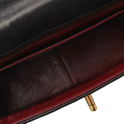 CHANEL Shoulder Bag, Matelasse, Chain Shoulder, Lambskin, Black, Gold-Tone Hardware, Pre-Owned - Vintage La Charme