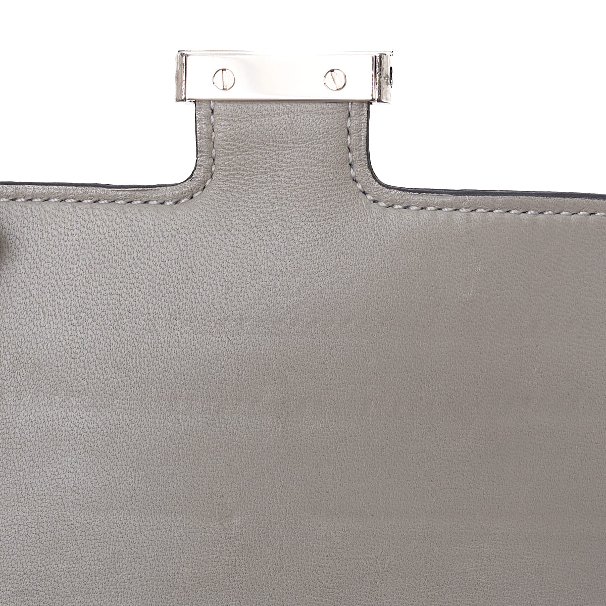 HERMES Constance Compact Two-Fold Wallet Epson Leather Blue Izmir Silver-Tone Hardware Pre-Owned - Vintage La Charme