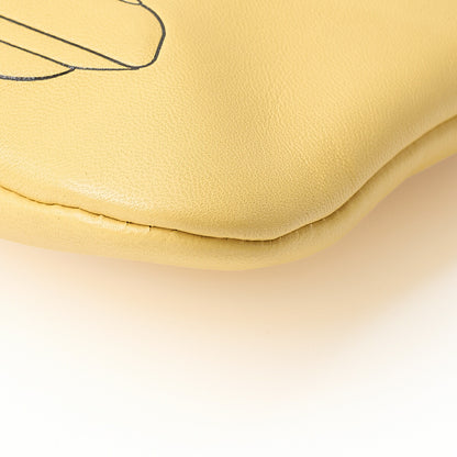 CHANEL Clutch Bag, Coco Havana, Mini, Lambskin, Yellow, Silver-Tone Hardware, Pre-Owned - Vintage La Charme