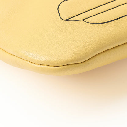 CHANEL Clutch Bag, Coco Havana, Mini, Lambskin, Yellow, Silver-Tone Hardware, Pre-Owned - Vintage La Charme