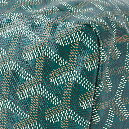 GOYARD Saint Louis PM Tote Bag, Coated Canvas, Green, Silver-Tone Hardware, Pre-Owned - Vintage La Charme