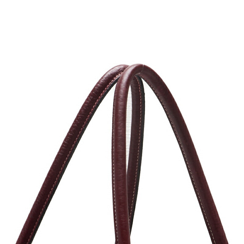 HERMES Garden Party PM Tote Bag Negonda Rouge Ash Silver-Tone Hardware Pre-Owned - Vintage La Charme
