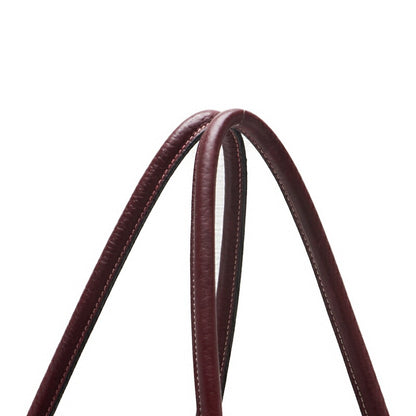 HERMES Garden Party PM Tote Bag Negonda Rouge Ash Silver-Tone Hardware Pre-Owned - Vintage La Charme