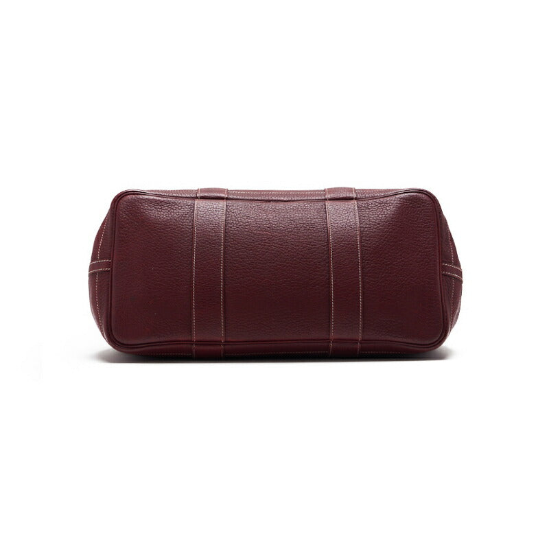 HERMES Garden Party PM Tote Bag Negonda Rouge Ash Silver-Tone Hardware Pre-Owned - Vintage La Charme
