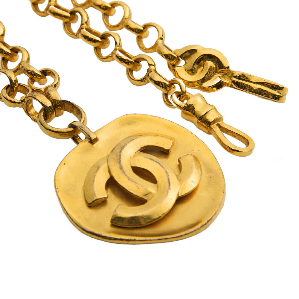 CHANEL Tote Bag, Coco Mark, Gold Plated, Gold, Gold-Tone Hardware, Pre-Owned - Vintage La Charme
