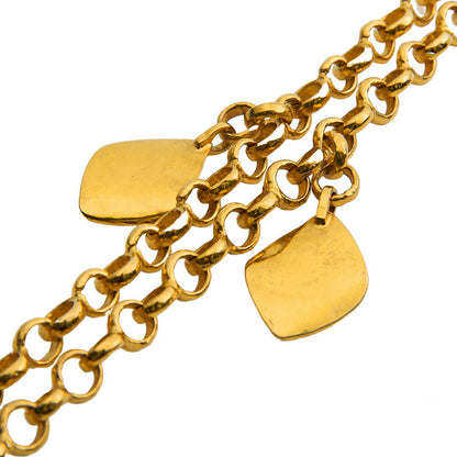 CHANEL Tote Bag, Coco Mark, Gold Plated, Gold, Gold-Tone Hardware, Pre-Owned - Vintage La Charme