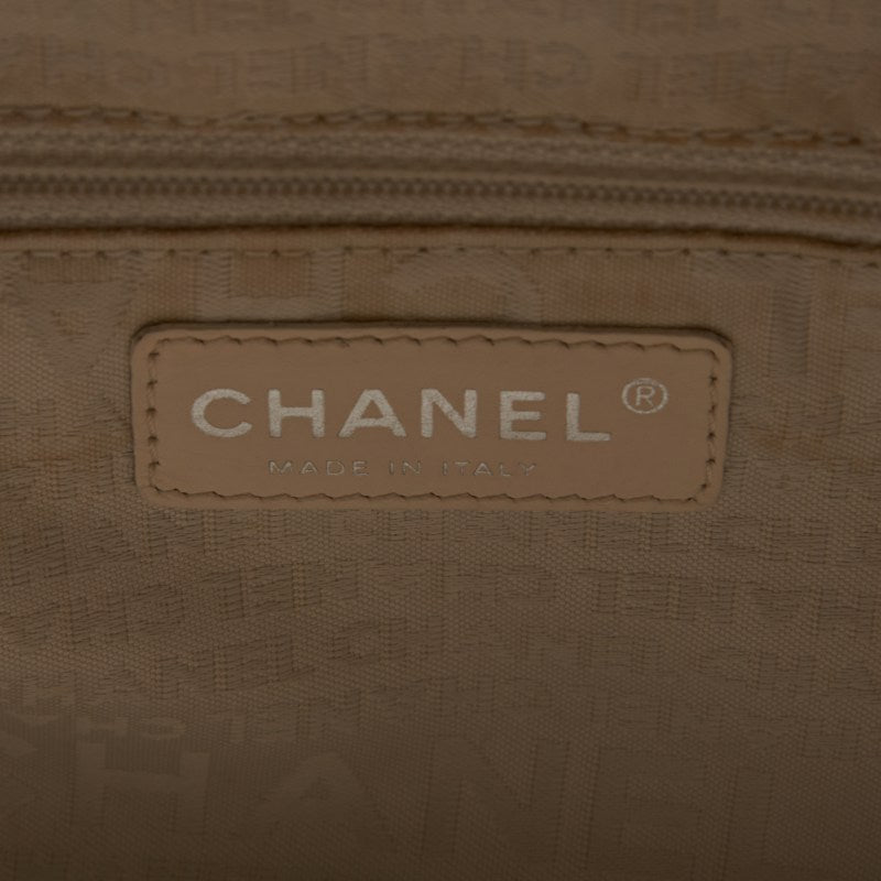 CHANEL Handbag Chocolate Bar Top Logo Caviar Skin Light Pink Silver-Tone Hardware Pre-Owned - Vintage La Charme