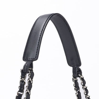 CHANEL Shoulder Bag, Camellia Turn Lock, Chain Shoulder, Tweed, Black, Silver-Tone Hardware, Pre-Owned - Vintage La Charme