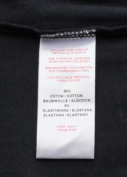 Dior Sleeveless Tank Top, Logo, Cotton, Black, Silver-Tone Hardware, Pre-Owned - Vintage La Charme