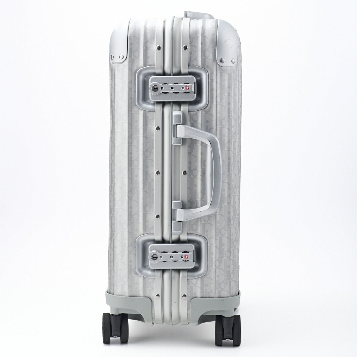DiorRIMOWA Suitcase Oblique Aluminum Silver Gold-Tone Hardware Pre-Owned - Vintage La Charme