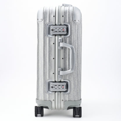 DiorRIMOWA Suitcase Oblique Aluminum Silver Gold-Tone Hardware Pre-Owned - Vintage La Charme