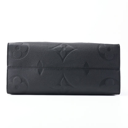 Louis Vuitton Shoulder Tote Bag 2WAY Monogram Unplanted Leather Black Gold-Tone Hardware Pre-Owned - Vintage La Charme
