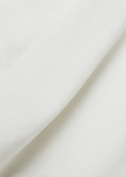 CELINE T-Shirt, Triomphe Logo, Cut and Sew, Cotton, White, Pre-Owned - Vintage La Charme