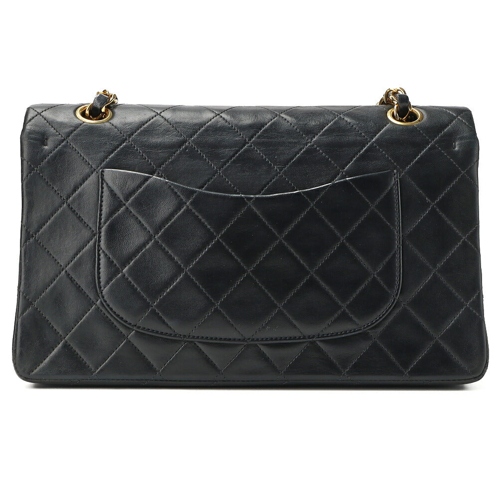 CHANEL Shoulder Backpack Bag Matelasse Turn Lock Lambskin Black Gold-Tone Hardware Pre-Owned - Vintage La Charme