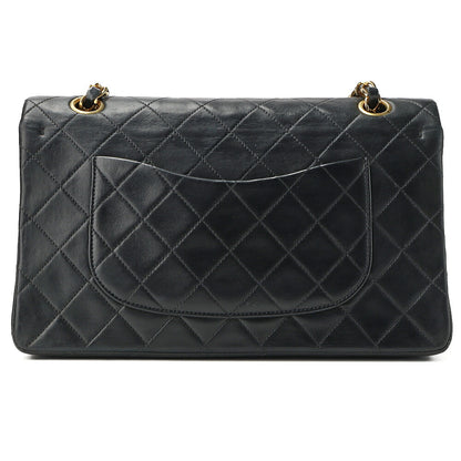 CHANEL Shoulder Backpack Bag Matelasse Turn Lock Lambskin Black Gold-Tone Hardware Pre-Owned - Vintage La Charme