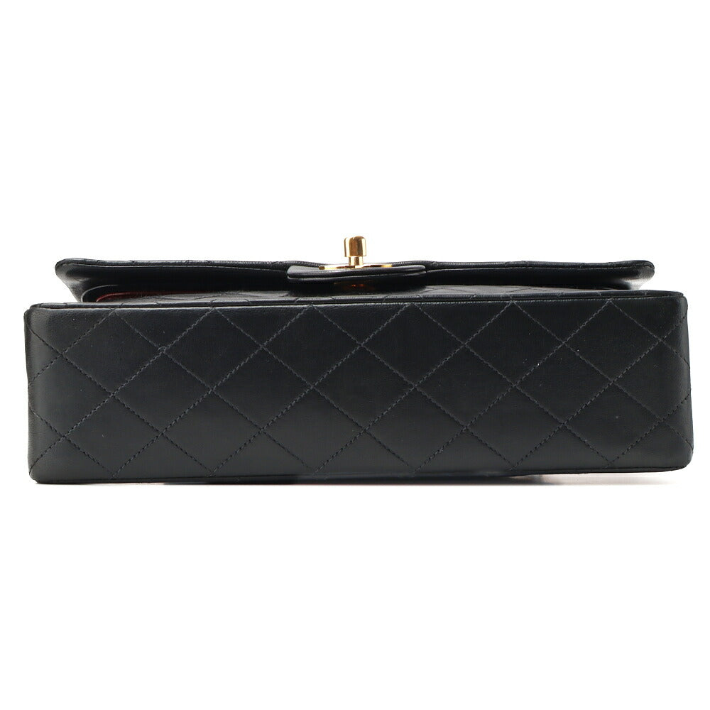 CHANEL Shoulder Backpack Bag Matelasse Turn Lock Lambskin Black Gold-Tone Hardware Pre-Owned - Vintage La Charme